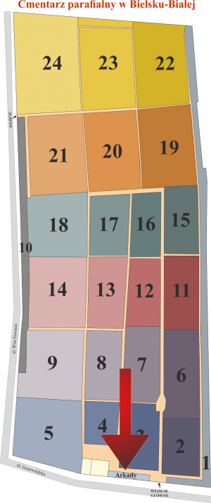 Brak mapy sektorowej