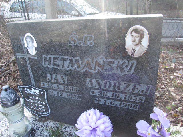 Andrzej Hetmański 1958 Bielsko-Biała katedra - Grobonet - Wyszukiwarka osób pochowanych