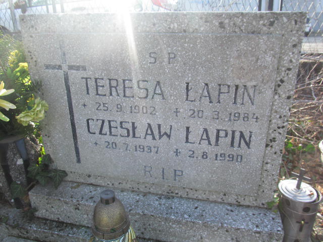 Teresa Łapin 1902 Bielsko-Biała katedra - Grobonet - Wyszukiwarka osób pochowanych