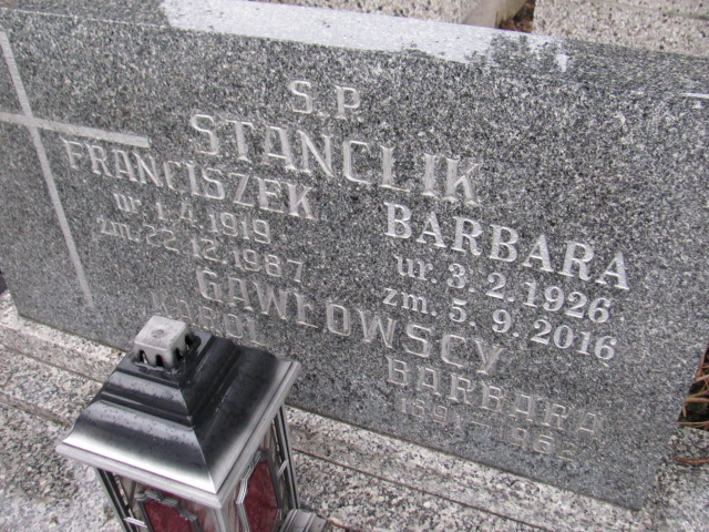 Franciszek Stanclik 1919 Bielsko-Biała katedra - Grobonet - Wyszukiwarka osób pochowanych