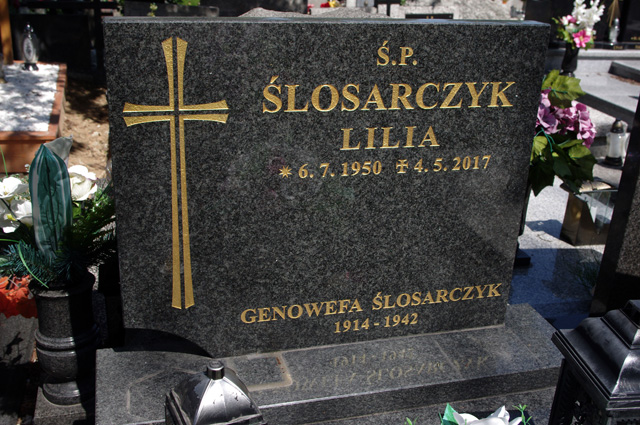 Genowefa Ślosarczyk 1913 Bielsko-Biała katedra - Grobonet - Wyszukiwarka osób pochowanych