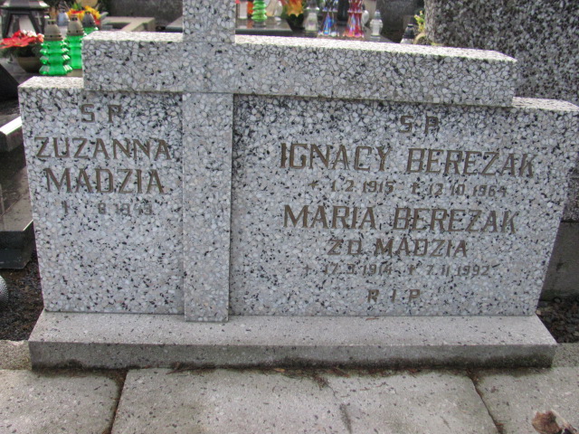 Maria Berezak 1914 Bielsko-Biała katedra - Grobonet - Wyszukiwarka osób pochowanych