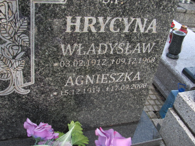 Agnieszka Hrycyna 1914 Bielsko-Biała katedra - Grobonet - Wyszukiwarka osób pochowanych