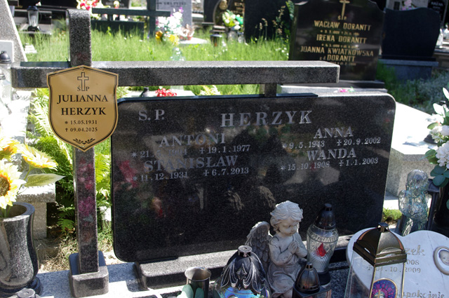 Anna Herzyk 1943 Bielsko-Biała katedra - Grobonet - Wyszukiwarka osób pochowanych