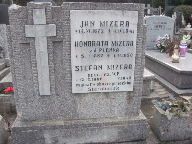Jan Mizera 1872 Bielsko-Biała katedra - Grobonet - Wyszukiwarka osób pochowanych