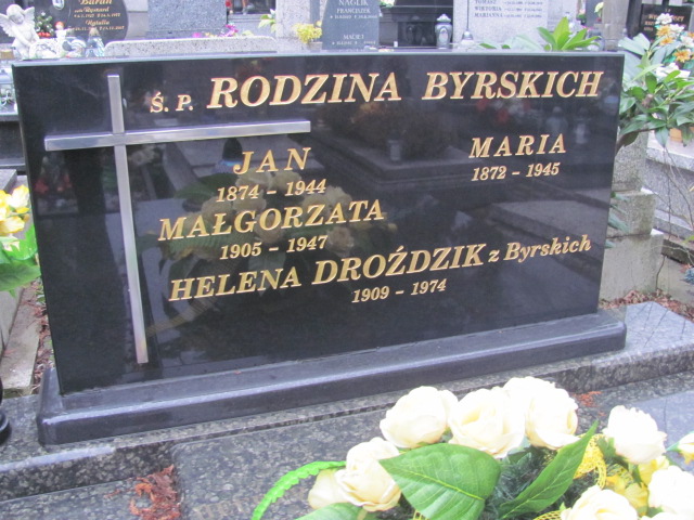 Jan Franz Byrski 1873 Bielsko-Biała katedra - Grobonet - Wyszukiwarka osób pochowanych