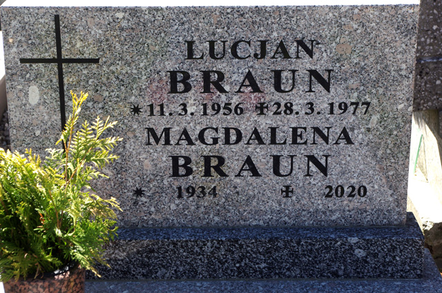 Magdalena Braun 1934 Bielsko-Biała katedra - Grobonet - Wyszukiwarka osób pochowanych