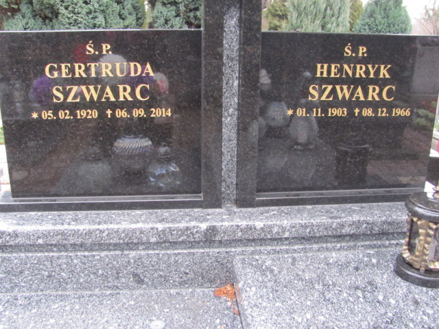 Henryk Szwarc 1903 Bielsko-Biała katedra - Grobonet - Wyszukiwarka osób pochowanych