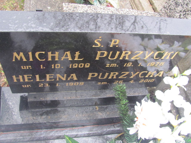 Michał Purzycki 1909 Bielsko-Biała katedra - Grobonet - Wyszukiwarka osób pochowanych