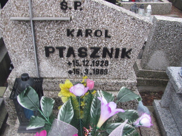 Karol Ptasznik 1928 Bielsko-Biała katedra - Grobonet - Wyszukiwarka osób pochowanych