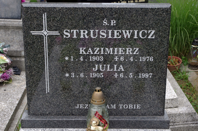 Kazimierz Strusiewicz 1903 Bielsko-Biała katedra - Grobonet - Wyszukiwarka osób pochowanych