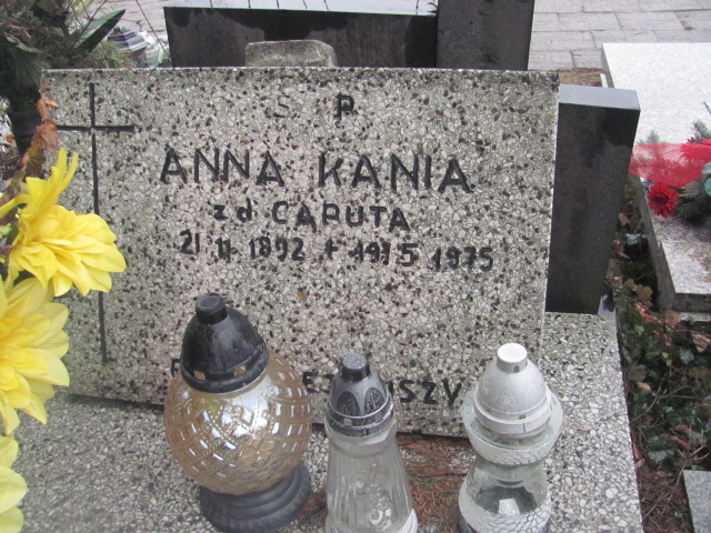 Anna Kania 1892 Bielsko-Biała katedra - Grobonet - Wyszukiwarka osób pochowanych