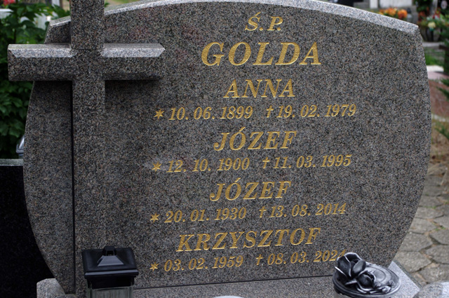 Krzysztof Golda 1959 Bielsko-Biała katedra - Grobonet - Wyszukiwarka osób pochowanych
