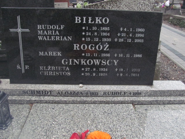 Maria Biłko 1904 Bielsko-Biała katedra - Grobonet - Wyszukiwarka osób pochowanych