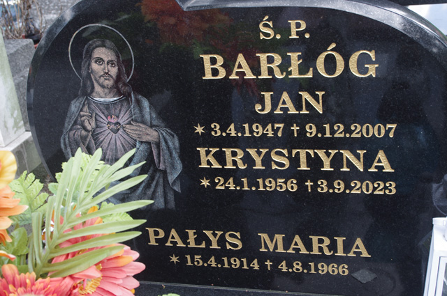 Krystyna Barłóg 1956 Bielsko-Biała katedra - Grobonet - Wyszukiwarka osób pochowanych