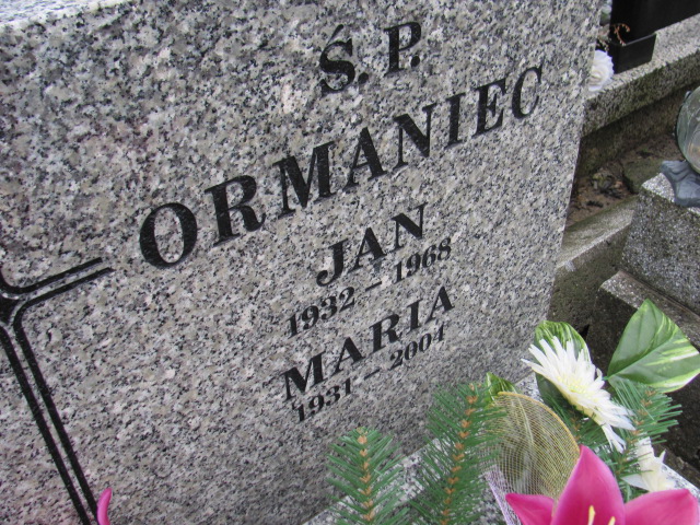 Maria Ormaniec  1931 Bielsko-Biała katedra - Grobonet - Wyszukiwarka osób pochowanych