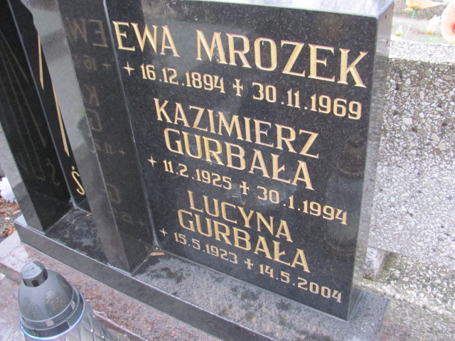 Kazimierz Gurbała 1925 Bielsko-Biała katedra - Grobonet - Wyszukiwarka osób pochowanych