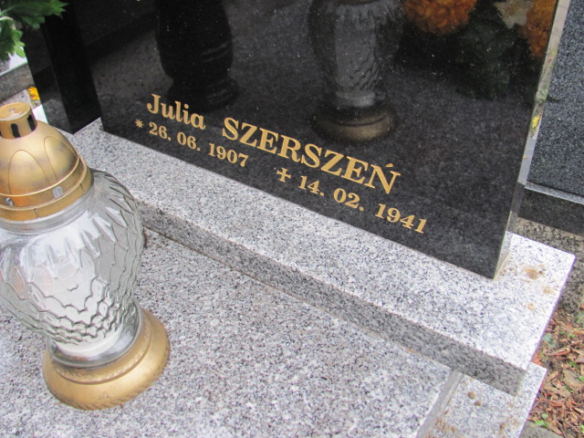 Julia Szerszeń 1907 Bielsko-Biała katedra - Grobonet - Wyszukiwarka osób pochowanych