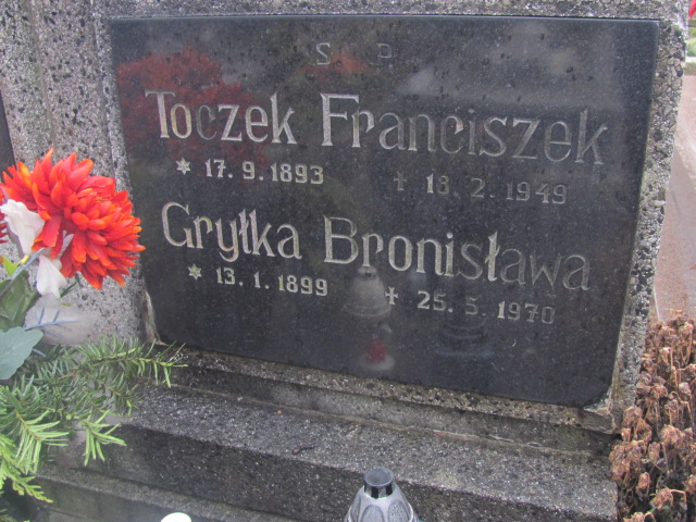 Franciszek Toczek 1893 Bielsko-Biała katedra - Grobonet - Wyszukiwarka osób pochowanych