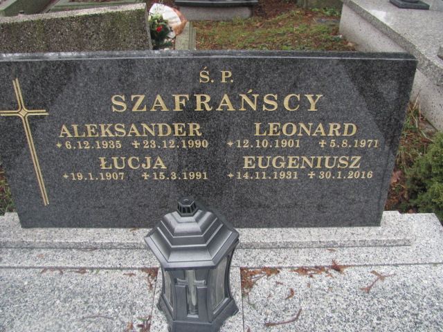 Eugeniusz Szafrański 1931 Bielsko-Biała katedra - Grobonet - Wyszukiwarka osób pochowanych