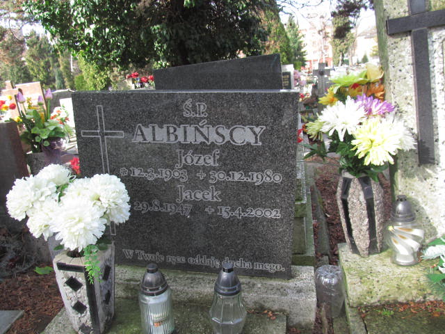 Jacek Albiński 1947 Bielsko-Biała katedra - Grobonet - Wyszukiwarka osób pochowanych