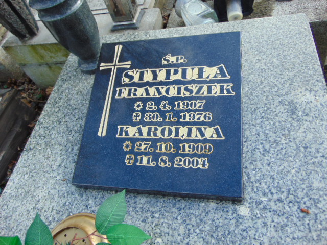 Franciszek Stypuła 1907 Bielsko-Biała katedra - Grobonet - Wyszukiwarka osób pochowanych