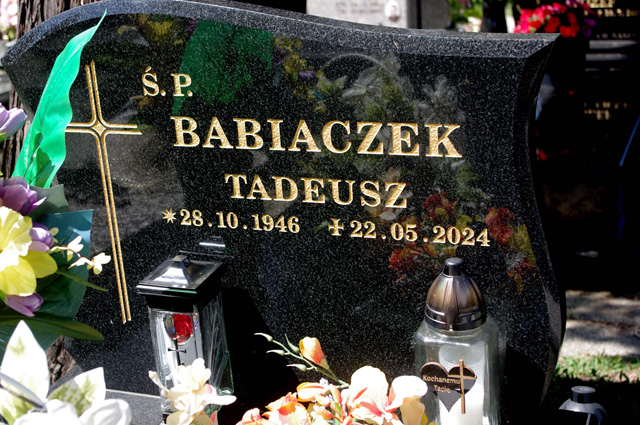 Tadeusz Babiaczek 1946 Bielsko-Biała katedra - Grobonet - Wyszukiwarka osób pochowanych