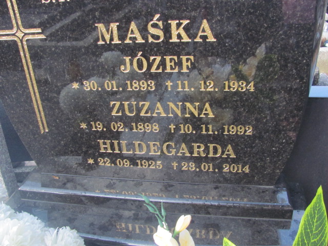 Józef Maśka 1893 Bielsko-Biała katedra - Grobonet - Wyszukiwarka osób pochowanych