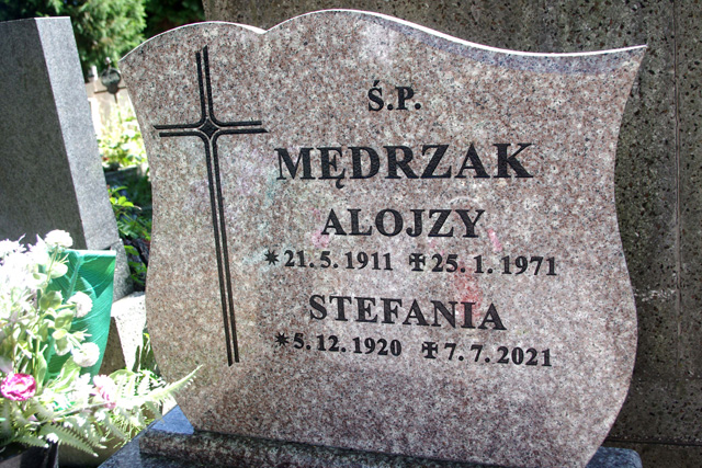 Stefania Mędrzak 1920 Bielsko-Biała katedra - Grobonet - Wyszukiwarka osób pochowanych