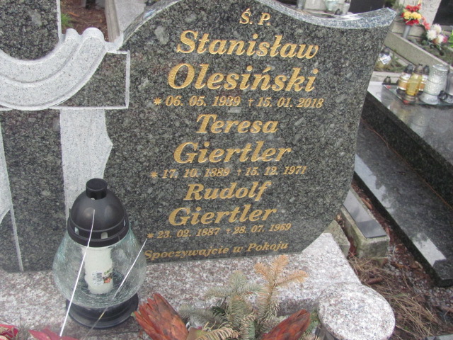Teresa Giertler  1889 Bielsko-Biała katedra - Grobonet - Wyszukiwarka osób pochowanych