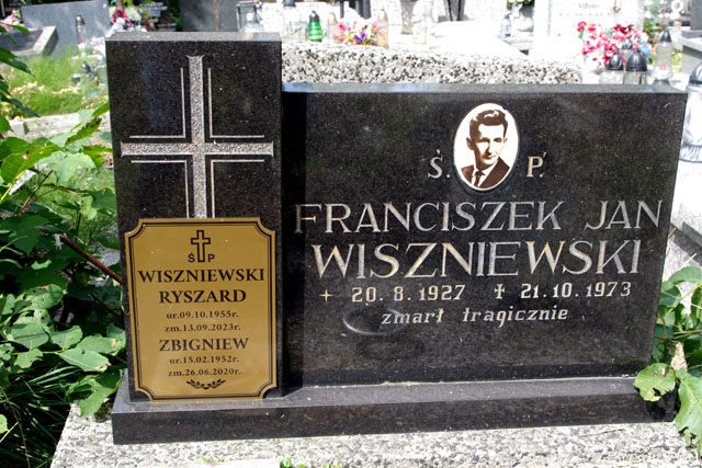 Ryszard Wiszniewski  1955 Bielsko-Biała katedra - Grobonet - Wyszukiwarka osób pochowanych