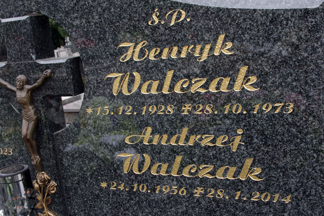 Henryk Walczak 1928 Bielsko-Biała katedra - Grobonet - Wyszukiwarka osób pochowanych