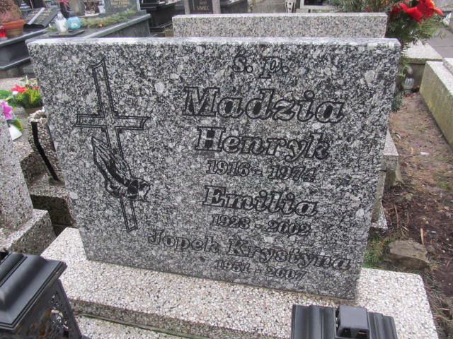 Henryk Madzia 1915 Bielsko-Biała katedra - Grobonet - Wyszukiwarka osób pochowanych