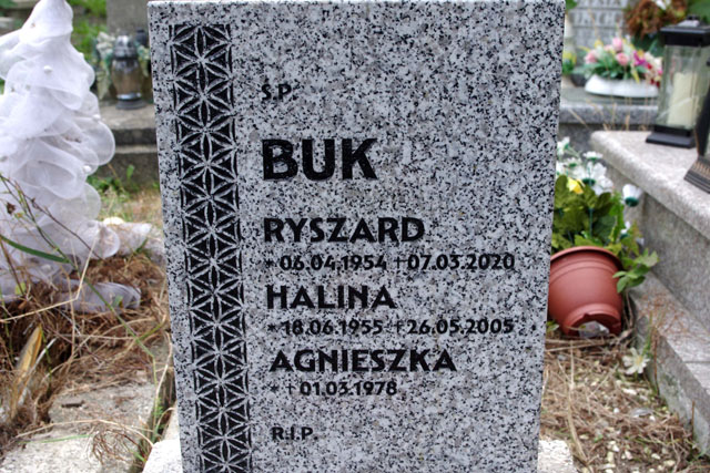 Halina Buk 1955 Bielsko-Biała katedra - Grobonet - Wyszukiwarka osób pochowanych