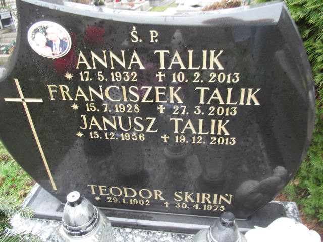 Janusz Talik 1956 Bielsko-Biała katedra - Grobonet - Wyszukiwarka osób pochowanych