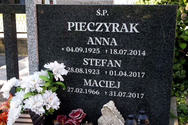 Anna Pieczyrak 1925 Bielsko-Biała katedra - Grobonet - Wyszukiwarka osób pochowanych