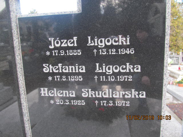 Stefania Ligocka 1895 Bielsko-Biała katedra - Grobonet - Wyszukiwarka osób pochowanych