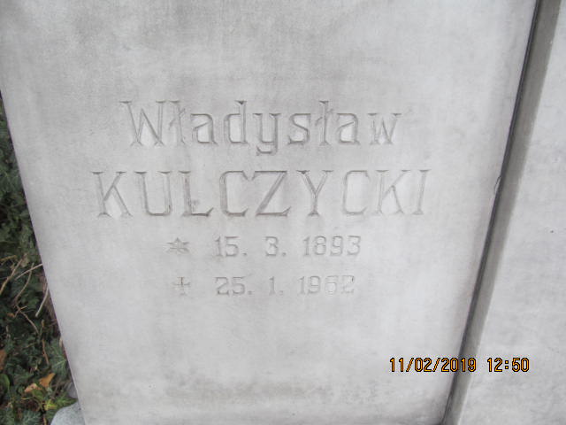 Władysław Kulczycki 1893 Bielsko-Biała katedra - Grobonet - Wyszukiwarka osób pochowanych