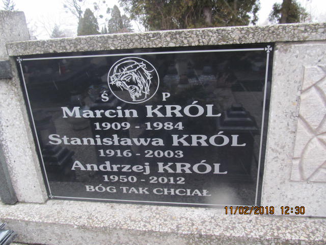 Marcin Król 1909 Bielsko-Biała katedra - Grobonet - Wyszukiwarka osób pochowanych