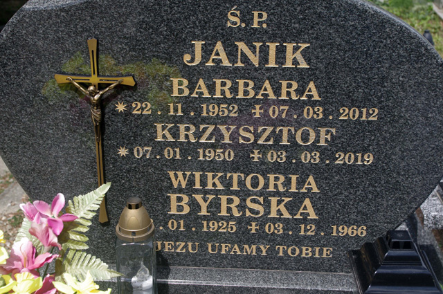 Barbara Janik 1952 Bielsko-Biała katedra - Grobonet - Wyszukiwarka osób pochowanych