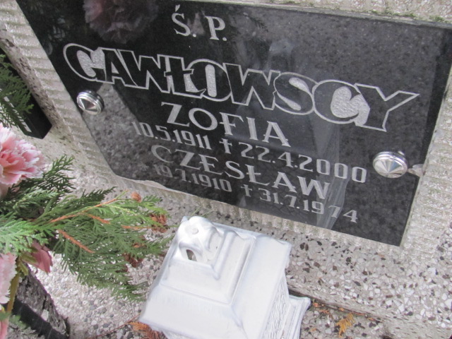 Czesław Gawłowski 1910 Bielsko-Biała katedra - Grobonet - Wyszukiwarka osób pochowanych