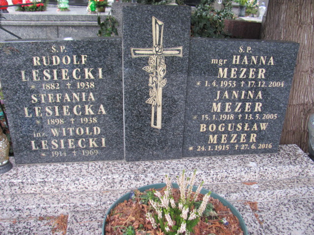 Hanna Mezer 1953 Bielsko-Biała katedra - Grobonet - Wyszukiwarka osób pochowanych