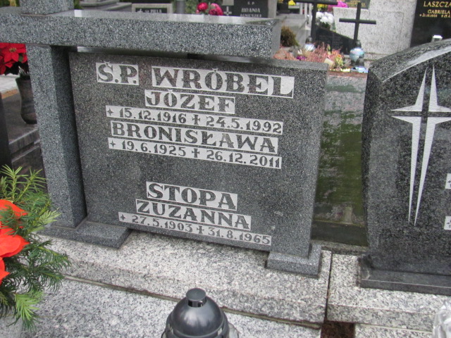 Józef Wróbel 1916 Bielsko-Biała katedra - Grobonet - Wyszukiwarka osób pochowanych