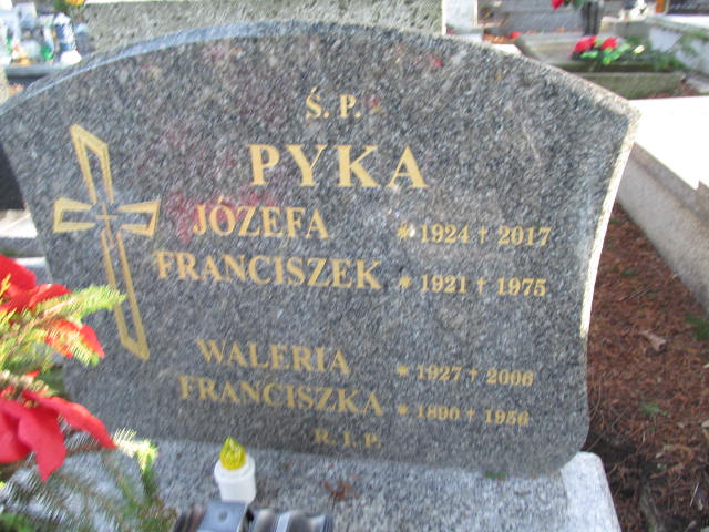 Franciszek Pyka 1921 Bielsko-Biała katedra - Grobonet - Wyszukiwarka osób pochowanych