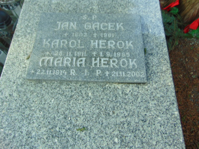 Maria Herok 1914 Bielsko-Biała katedra - Grobonet - Wyszukiwarka osób pochowanych